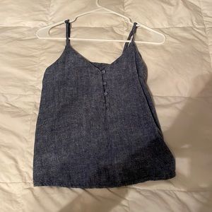 Macy’s jean tank top